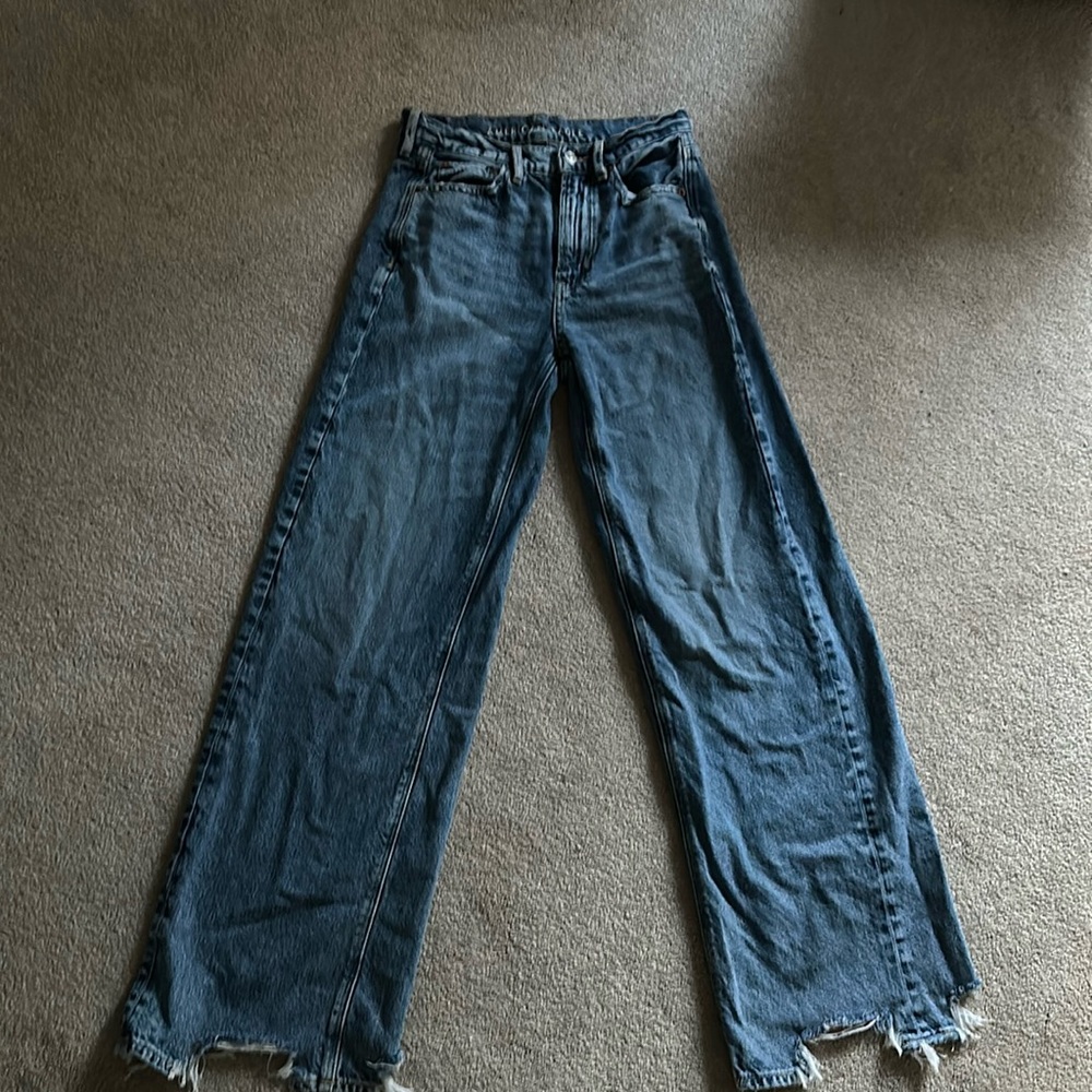 American eagle wide leg jeans